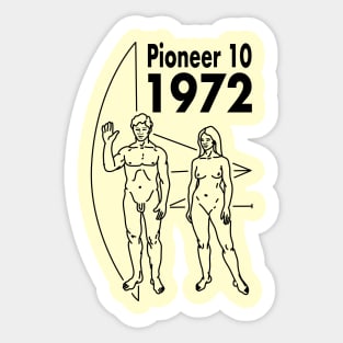 Pioneer 10 - 1972 Sticker